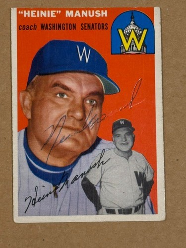 Heine manush 1954 - heine, topps
